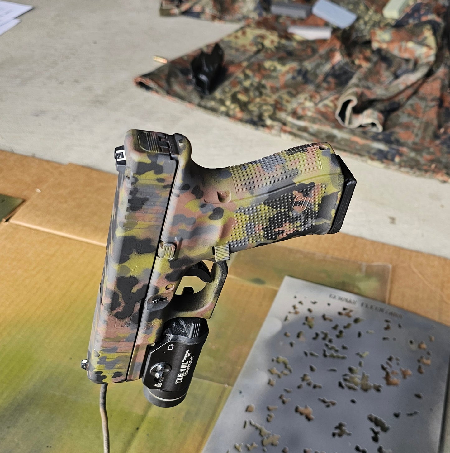 German Flecktarn 4-Stencil Set