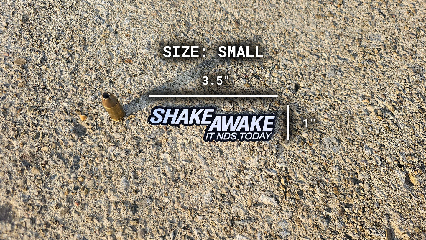Shake Awake Sticker