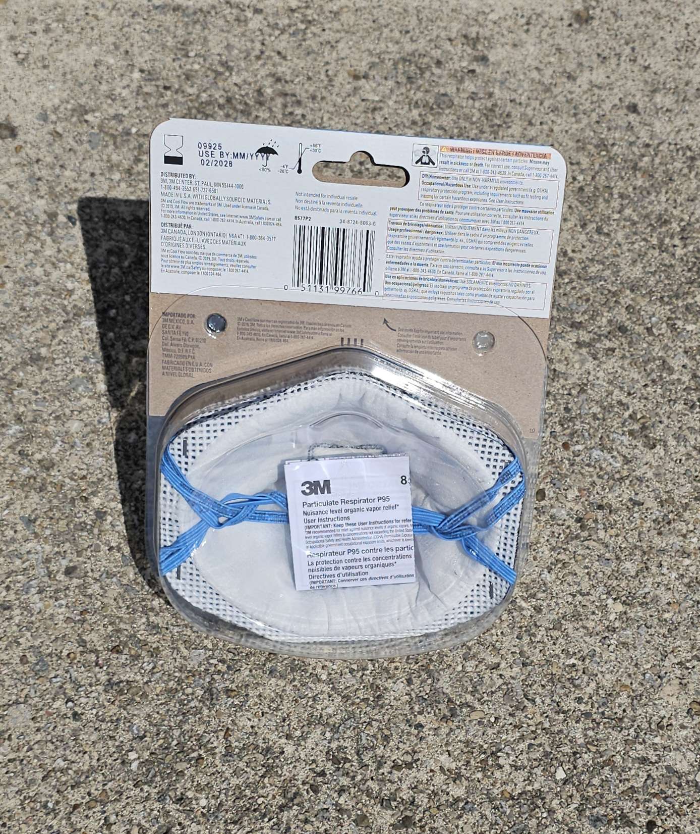 3M Cool Flow P95 Particulate Respirator #8577 2-Pack