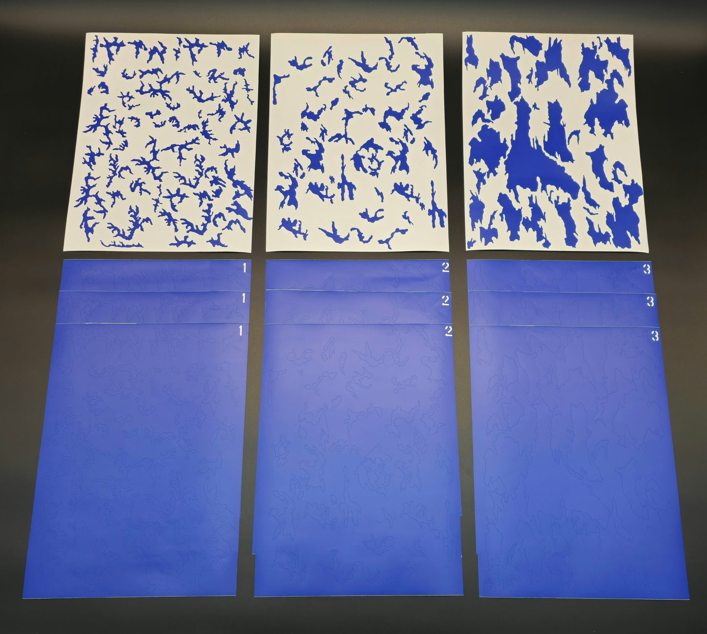 M81 Woodland High-Heat Vinyl Stencil Set