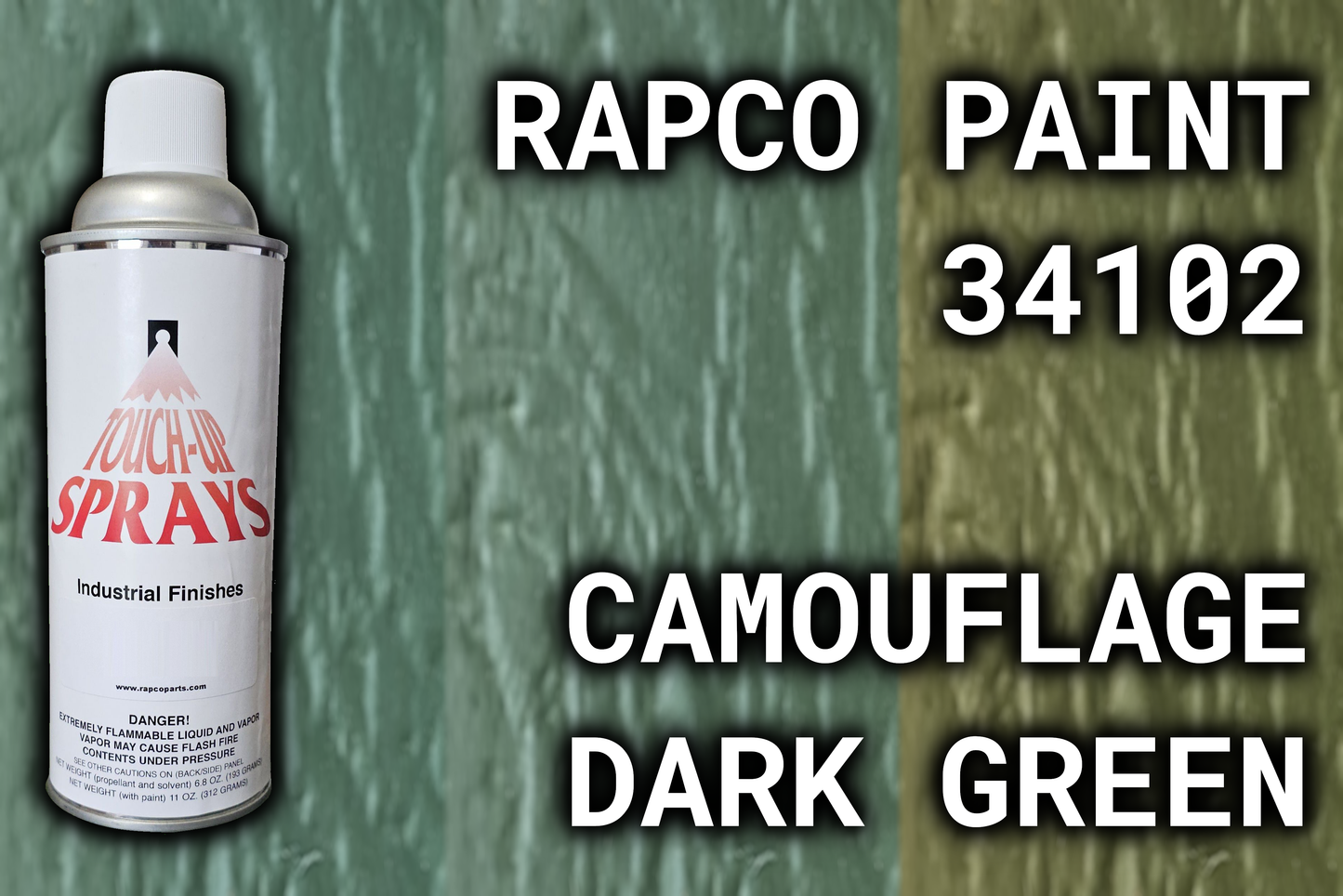 Rapco 34102 Camouflage Dark Green