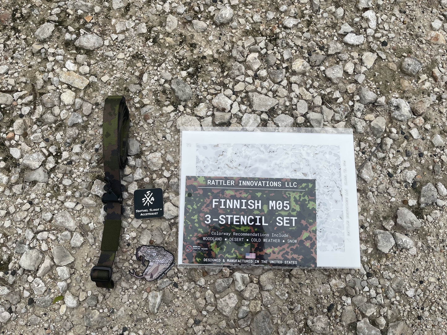 Finnish M05 | Sling + Stencil Bundle