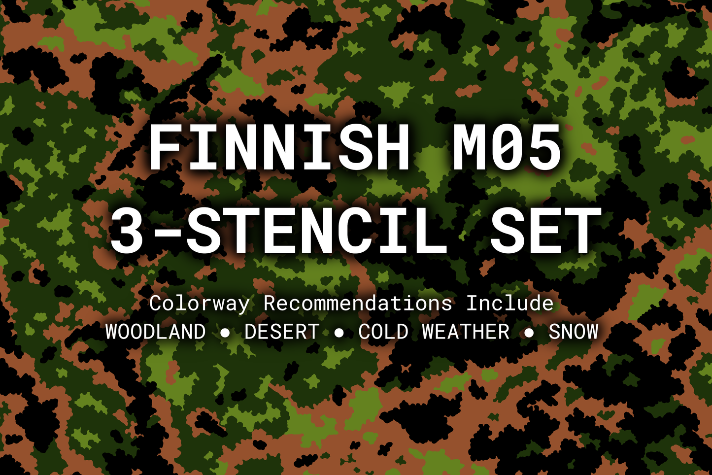 Finnish M05 3-Stencil Set