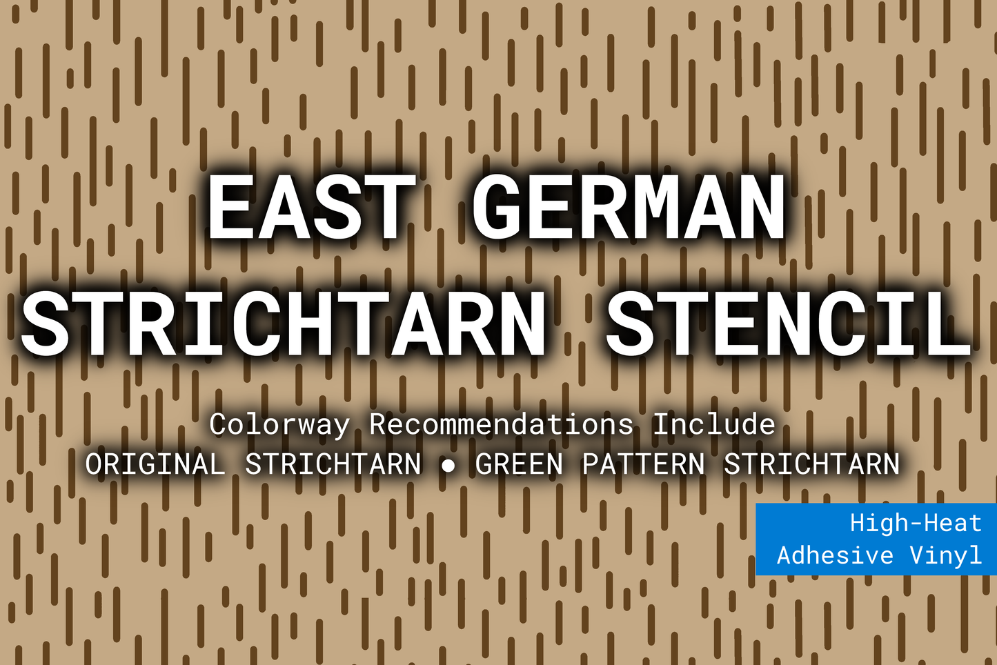 East German Strichtarn Vinyl Stencils