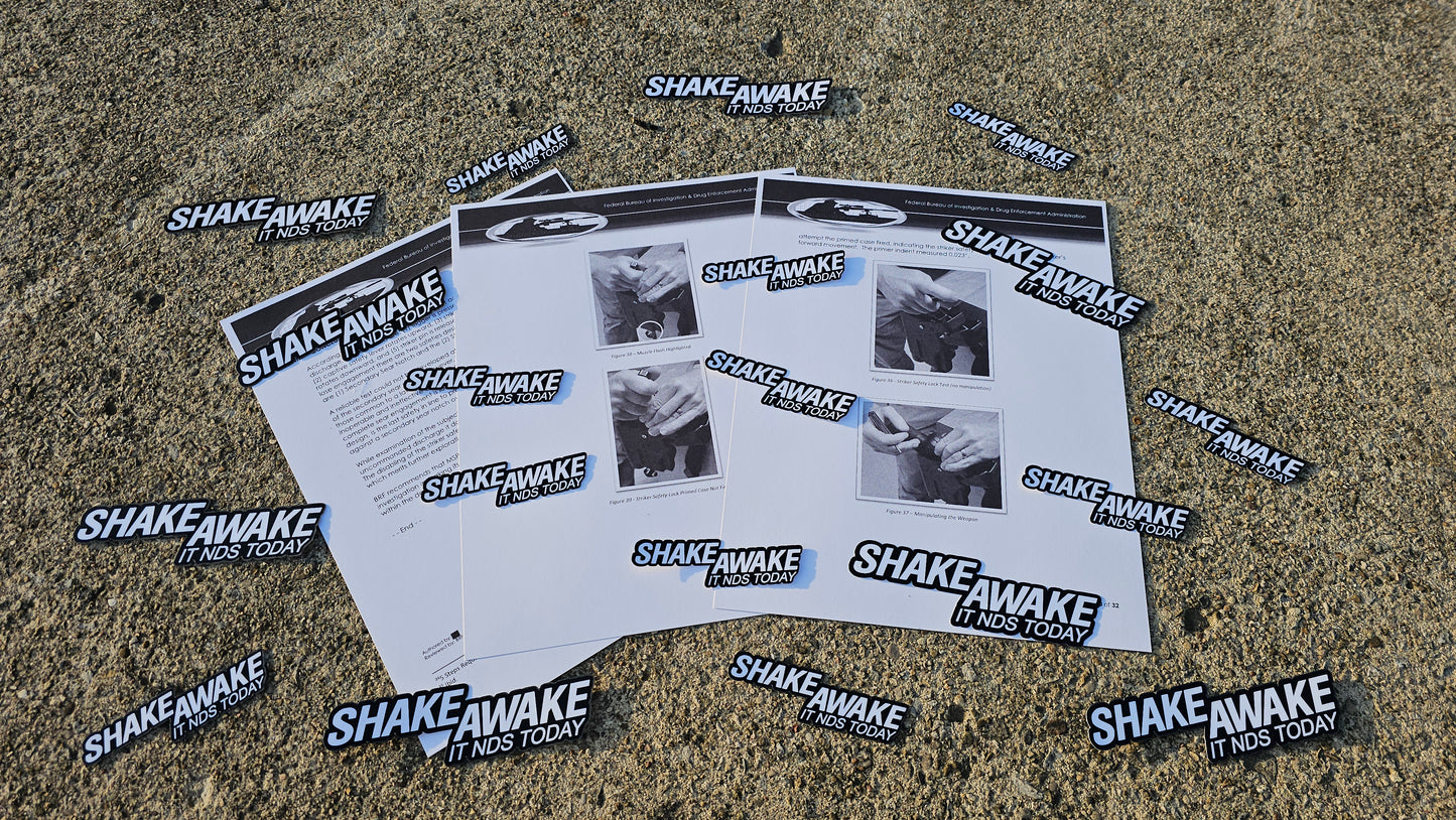 Shake Awake Sticker