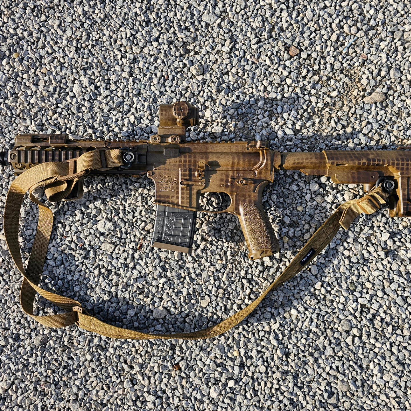 Desert Night Camouflage Stencil