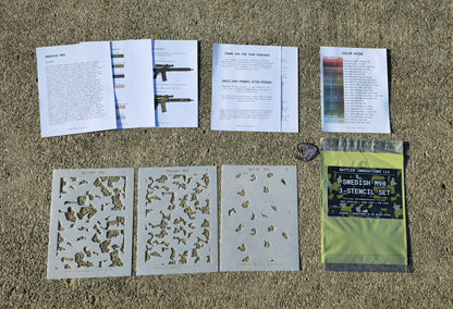 Swedish M90 3-Stencil Set