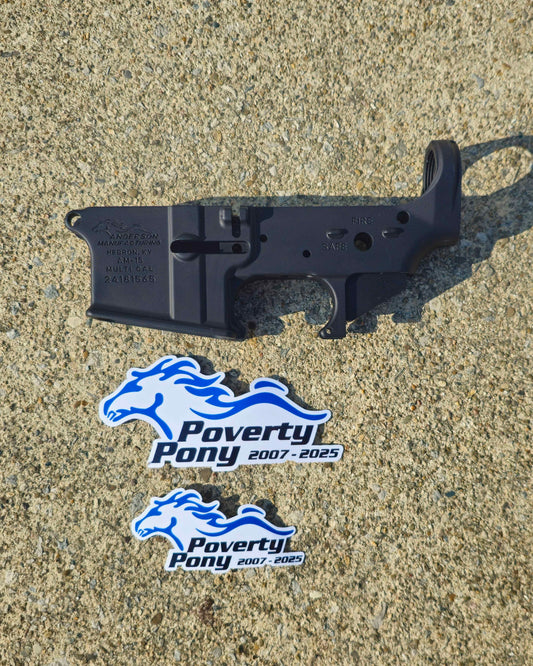 Poverty Pony Sticker