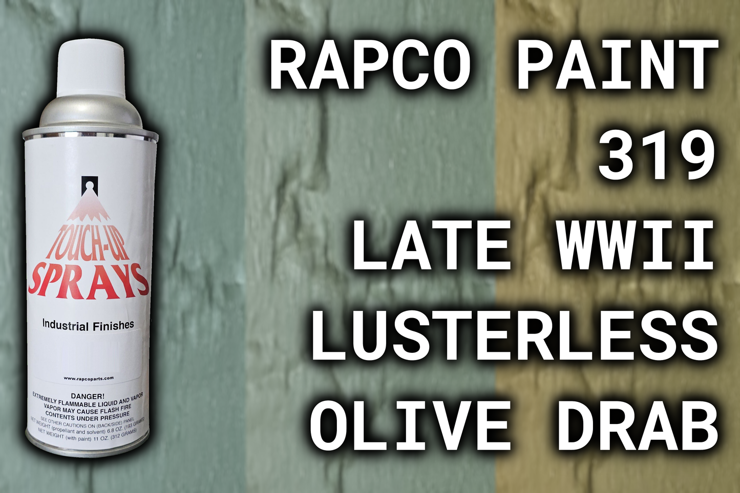 Rapco 319 Late WWII Lusterless Olive Drab