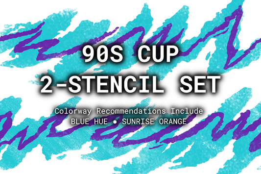 [PRE-ORDER] 90s Cup 2-Stencil Set