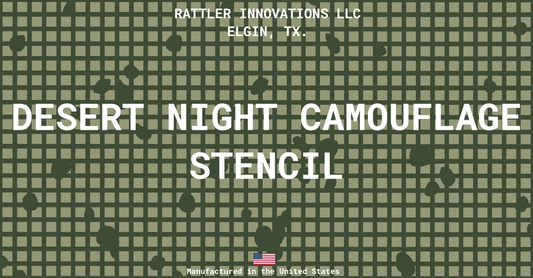 Desert Night Camouflage Stencil