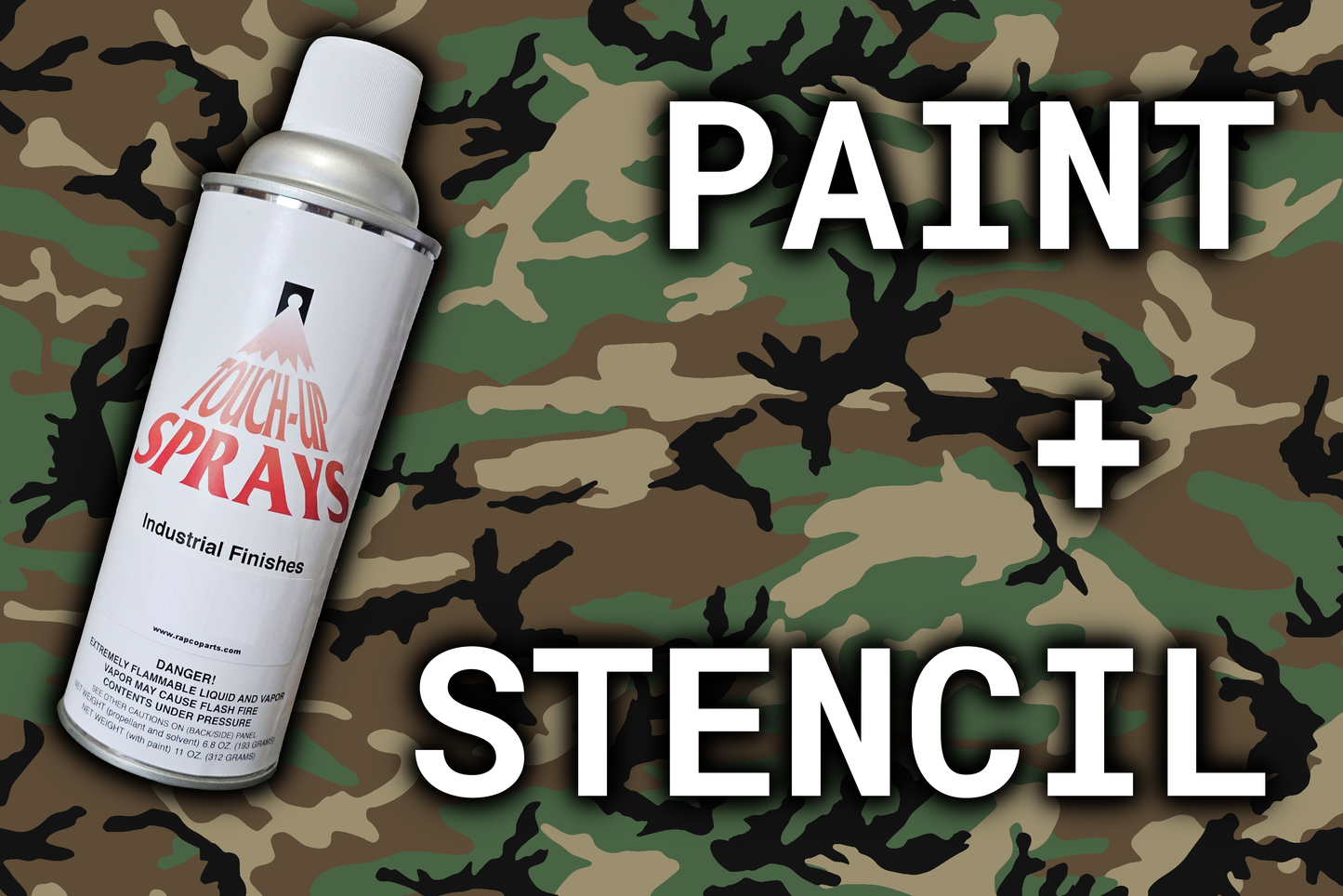 M81 Woodland | Paint + Stencil Bundle