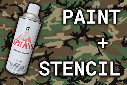 M81 Woodland | Paint + Stencil Bundle