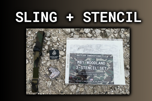 M81 Woodland | Sling + Stencil Bundle