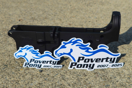 Poverty Pony Sticker
