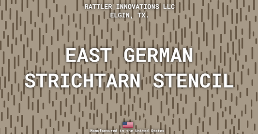 East German Strichtarn Stencil