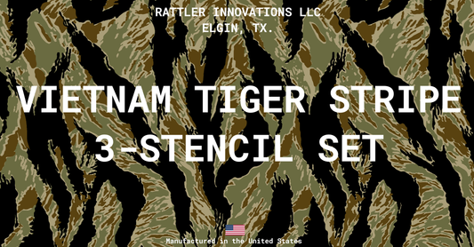 Vietnam Tiger Stripe 3-Stencil Set