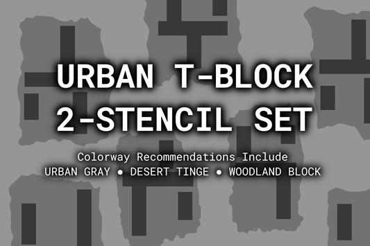 Urban T-Block 2-Stencil Set