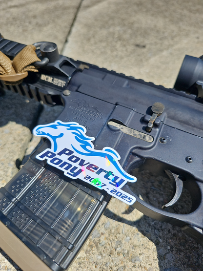 Poverty Pony Sticker
